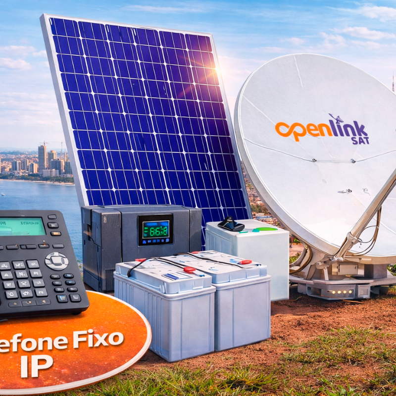 Sistema Solar para Internet Satelital